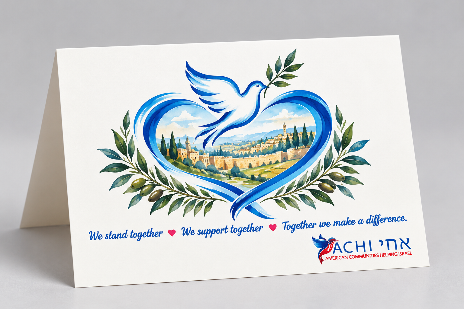 10 Printed All Occasion ACHI Donation Cards and Envelopes - Image 3